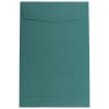 JAM Paper Open-End 6in x 9in Catalog Envelopes, Gummed Closure Teal, Pack Of 10