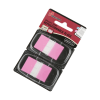 SKILCRAFT 70% Recycled Self-Stick Marker Flags,1in x 1 3/4in, Bright Pink, 50 Flags Per Pad, Pack Of 2 (AbilityOne 7510-01-399-1153)