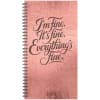 2026 Willow Creek Press Weekly/Monthly Spiral Pocket Planner, 3-1/2in x 6-1/2in, Everything Is Fine, January To December, 58428