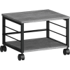 Lorell Underdesk Mobile Machine Stand - 150 lb Load Capacity - 13.20inx18.70inx 15.70in Depth - Desk - Powder Coated - 60262