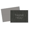 Great Papers! Thank You Cards, 4 7/8in x 3 3/8in, Wood Grain, Gray, Pack Of 20