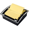 Post-it Pop Up Notes Dispenser, 3 in x 3 in, 1 Dispenser, 1 Pad, 50 Sheets/Pad, Black Base Clear Top, School Supplies and Office Products