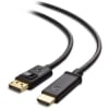 Cable Matters DisplayPort to HDTV Cable - 6 ft DisplayPort/HDMI A/V Cable  - 1020036