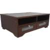 Victor Heritage Wood H1130 Printer Stand - 2x Shelf(ves) - 7.75inx21.75inx 15.26in Depth - Desktop - Wood Grain - H1130