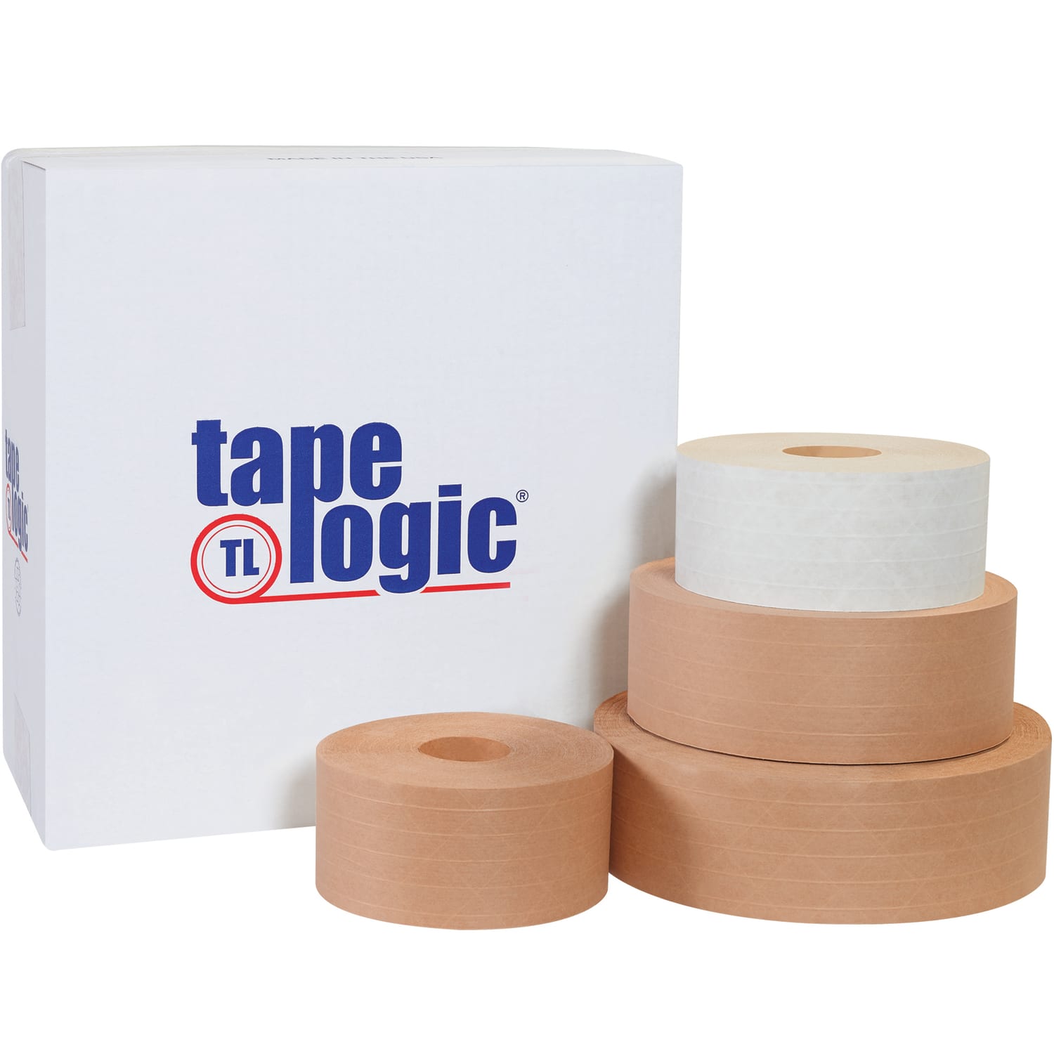 Tape Logic Reinforced Water-Activated Packing Tape, #7200, 3in Core, 2.8in x 150 Yd., Kraft, Case Of 10 - Image 3