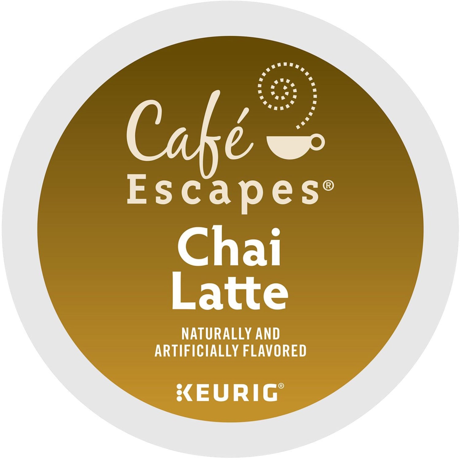 Cafe Escapes Single-Serve K-Cup Pods, Chai Latte Coffee, Carton Of 24 - Image 4