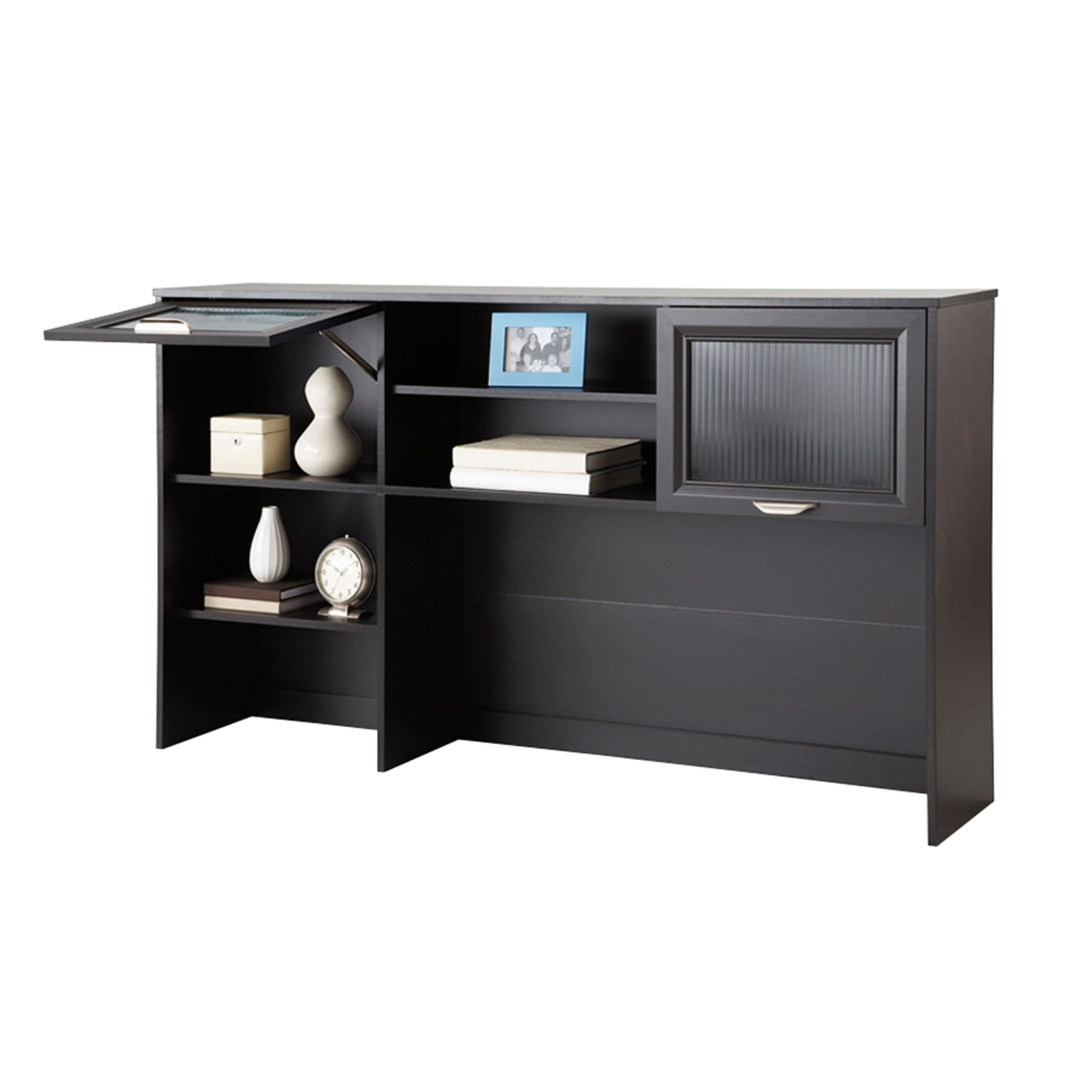 Realspace® Magellan 58W Hutch for Corner Desk, Espresso