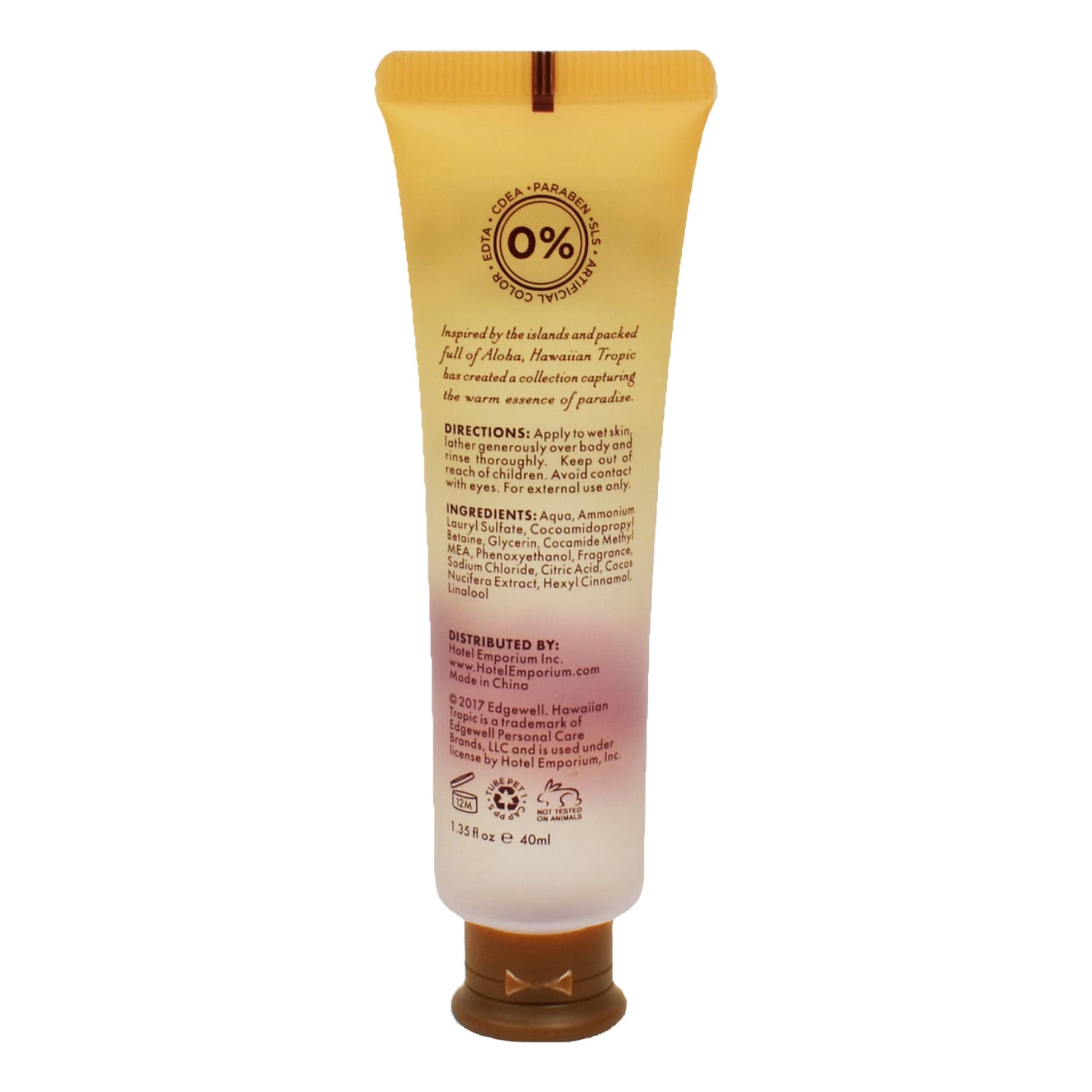 Aqua/Aston Hawaiian Tropic Silky Coconut Body Wash, 1.35 Oz, Pack Of 144 Tubes - Image 4
