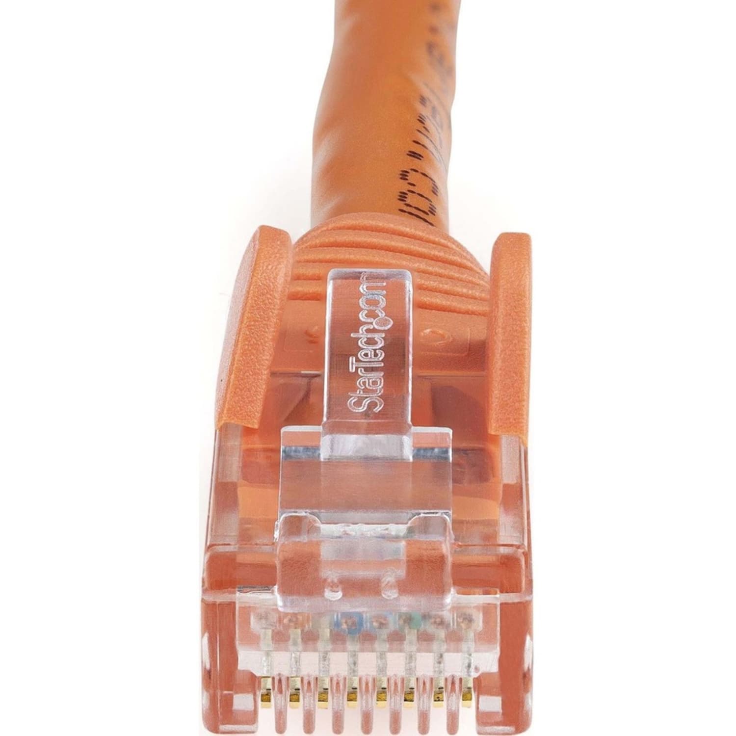 StarTech.com 15ft CAT6 Ethernet Cable - Orange Snagless Gigabit CAT 6 Wire - Image 5