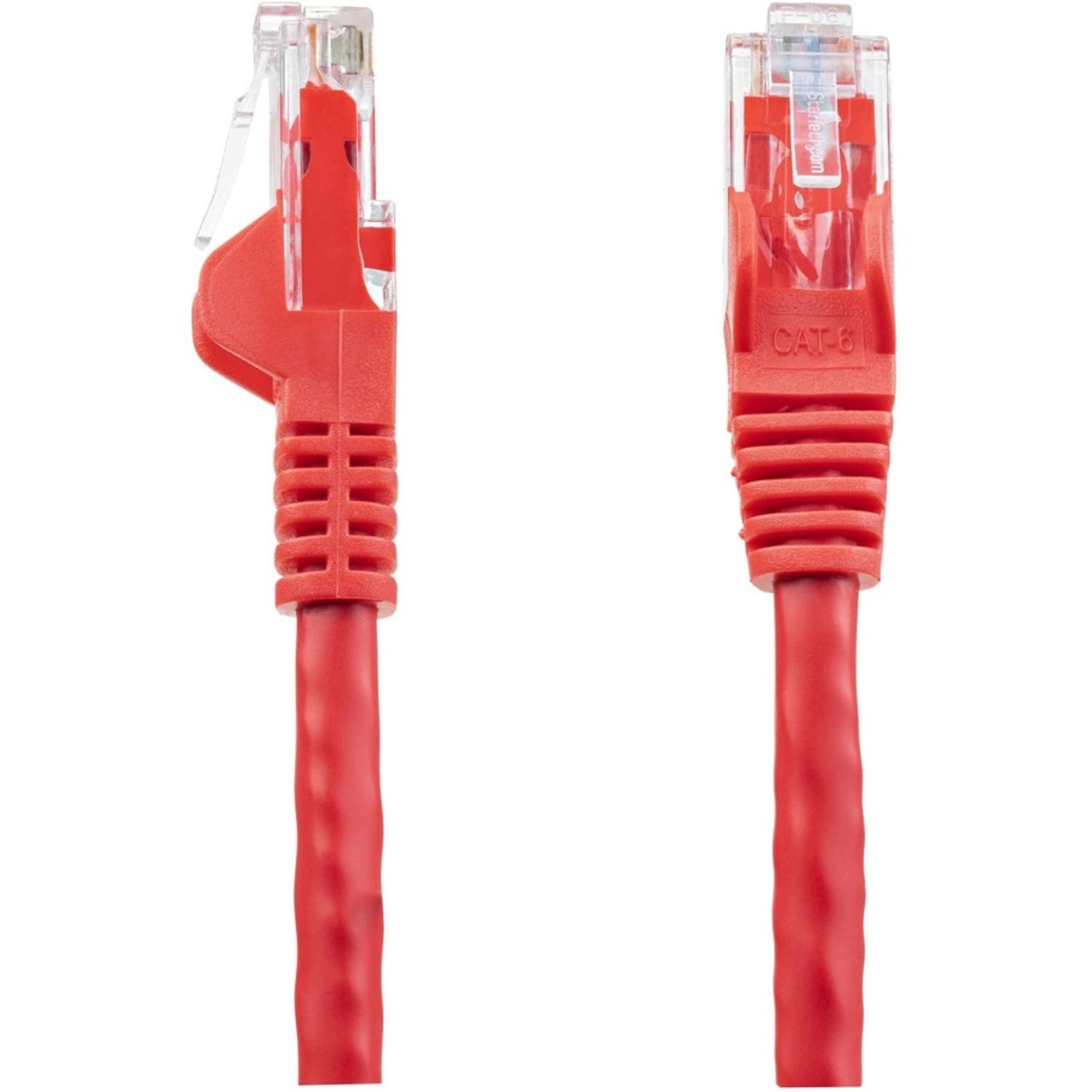 StarTech.com 4ft Red Cat6 Patch Cable with Snagless RJ45 Connectors - Cat6 Ethernet Cable - 4ft Cat6 UTP Cable - 4ft Category 6 Network Cable - Image 4