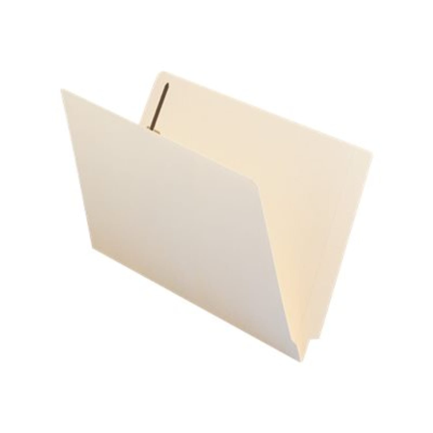 Smead End-Tab Folders With Fastener, Straight Cut, Legal Size, Manila, Pack Of 50 - Image 4