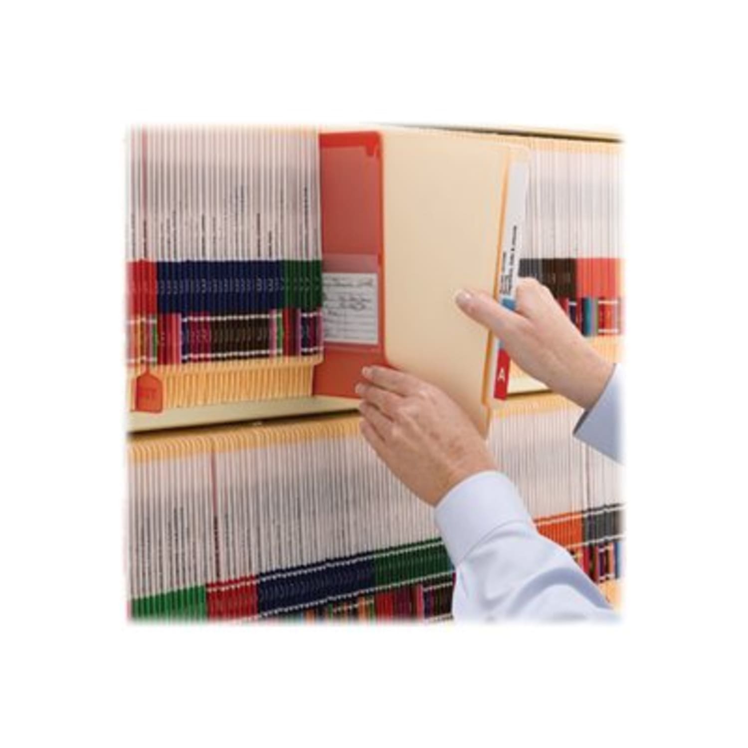Smead End-Tab Folders With Fastener, Straight Cut, Legal Size, Manila, Pack Of 50 - Image 5
