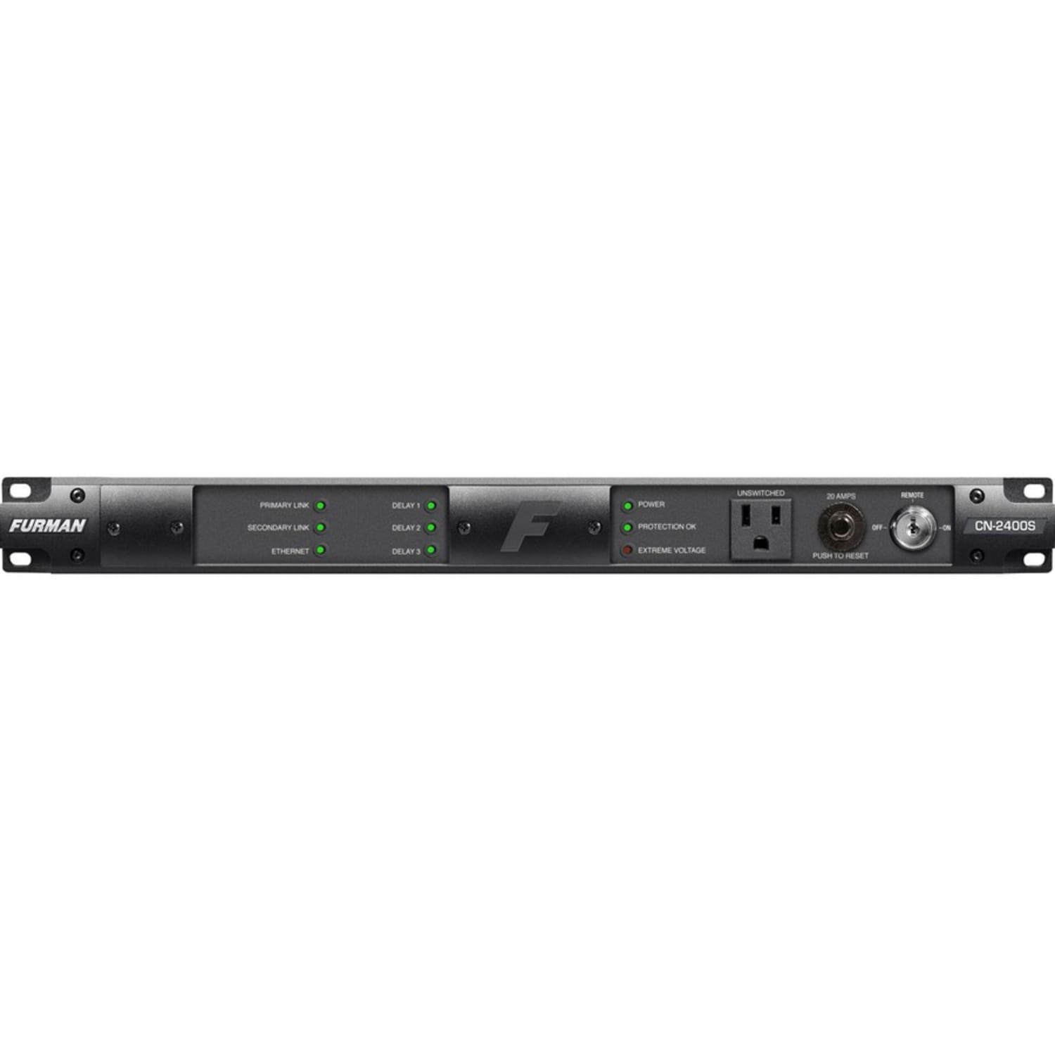 Furman 20A SmartSequencing Power Conditioner - AC Noise, Over Voltage, Surge protection - NEMA 5-20R, NEMA 5-15R - 120 V AC Input - Image 3