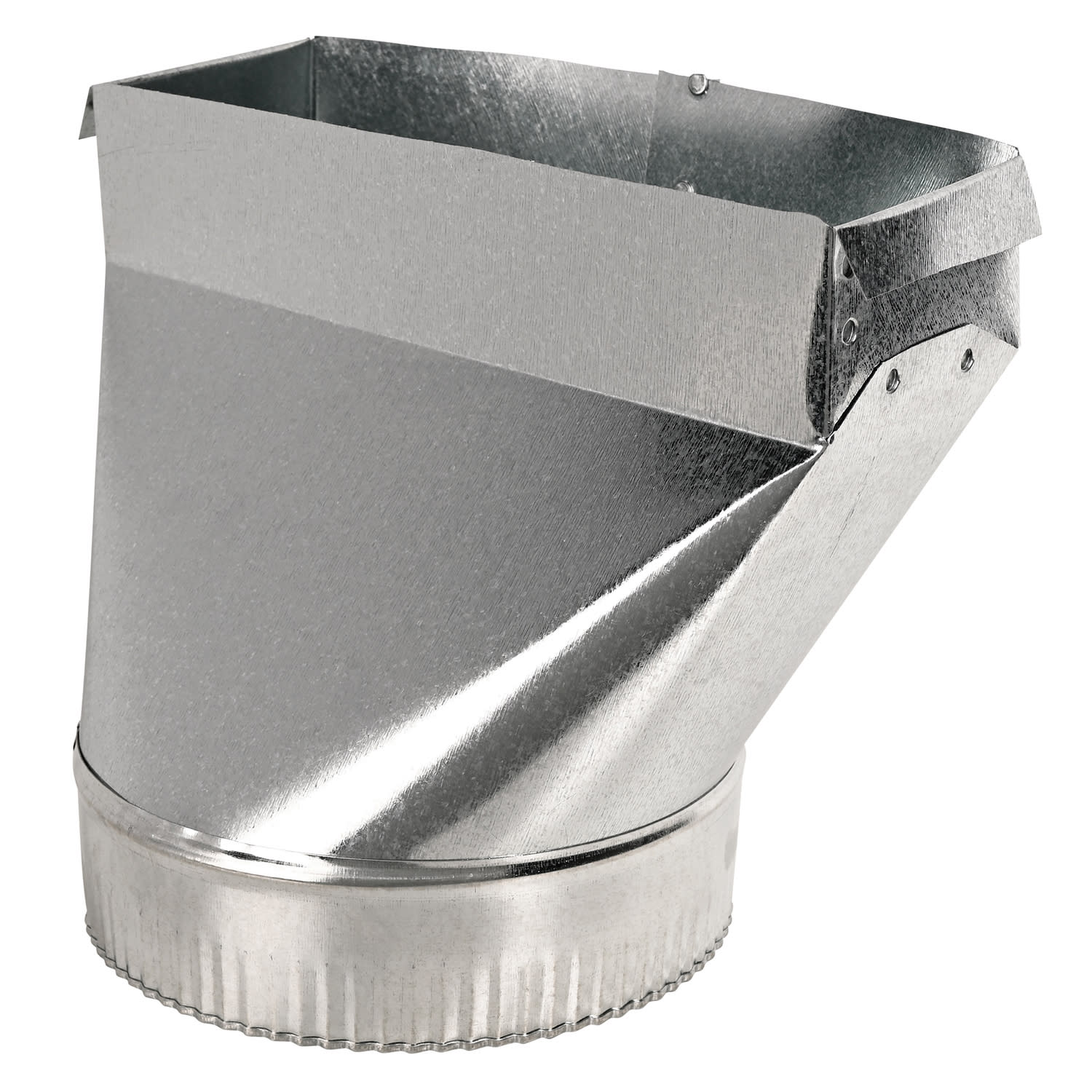 Deflecto 7in Galvanized Round Transition For Ranges, Silver, DGT37 - Image 6