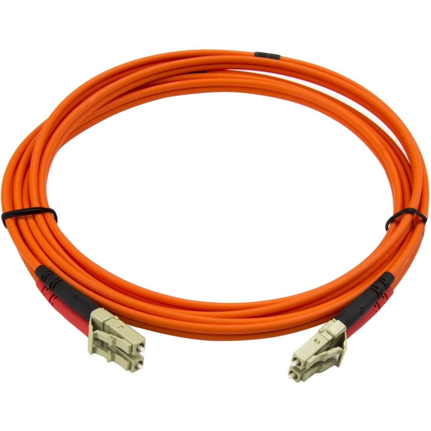 StarTech.com 2m Fiber Optic Cable - Multimode Duplex 50/125 - LSZH - LC/LC - OM2 - LC to LC Fiber Patch Cable  - 2m LC Fiber Optic Cable - 2 m LC to LC Fiber Patch Cable - 2 meter LC Fiber Cable - Multimode Duplex 50/125 - LSZH - LC/LC - OM2 Fiber Cable - Image 4
