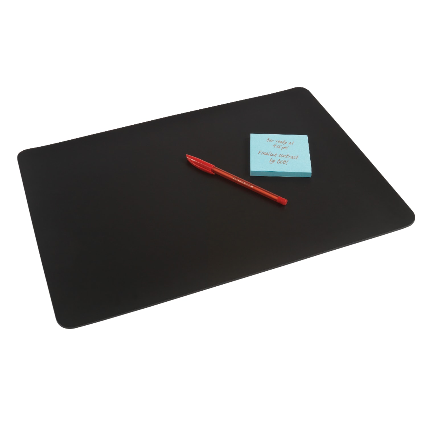RealSpace Brand Ultra-Smooth Writing Surface With Antimicrobial  Protection,  12in H x 17in W, Black - Image 4