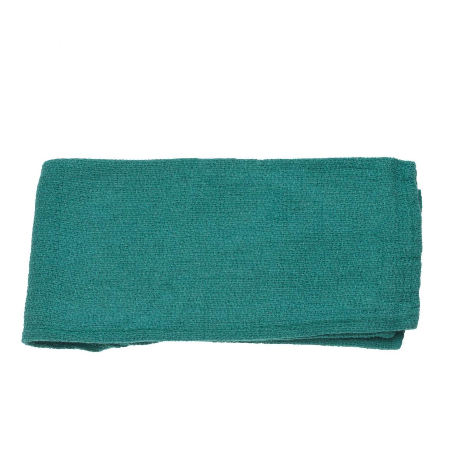 Medline Non-Sterile Disposable O.R. Towels, 27in x 17in, Green, Pack Of 100
