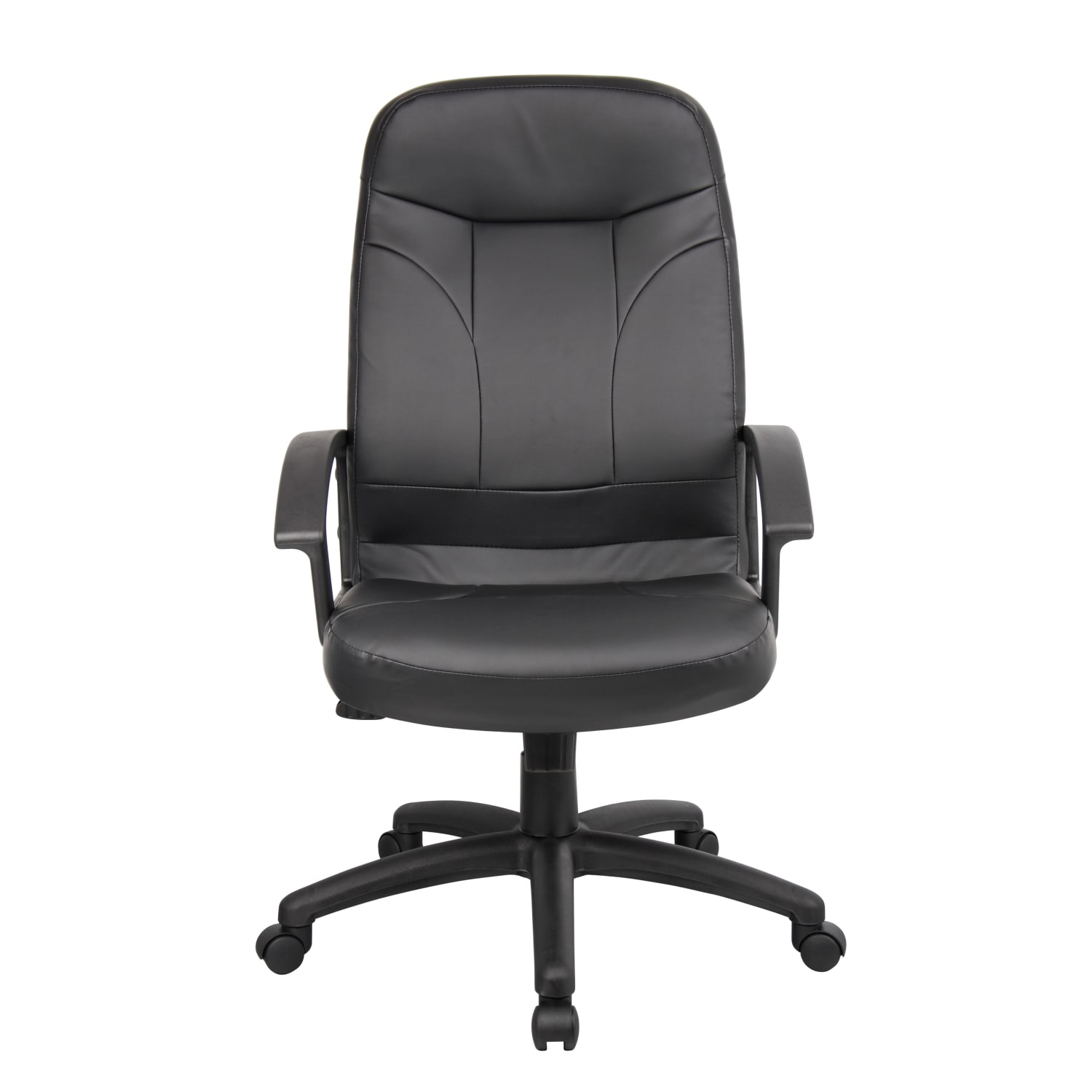 Boss Office Products HighBack Ergonomic Leather Managers Chair Black PopularChairscom Boss Office Products High Back Ergonomic Leather Managers Chair Black PopularChairscom