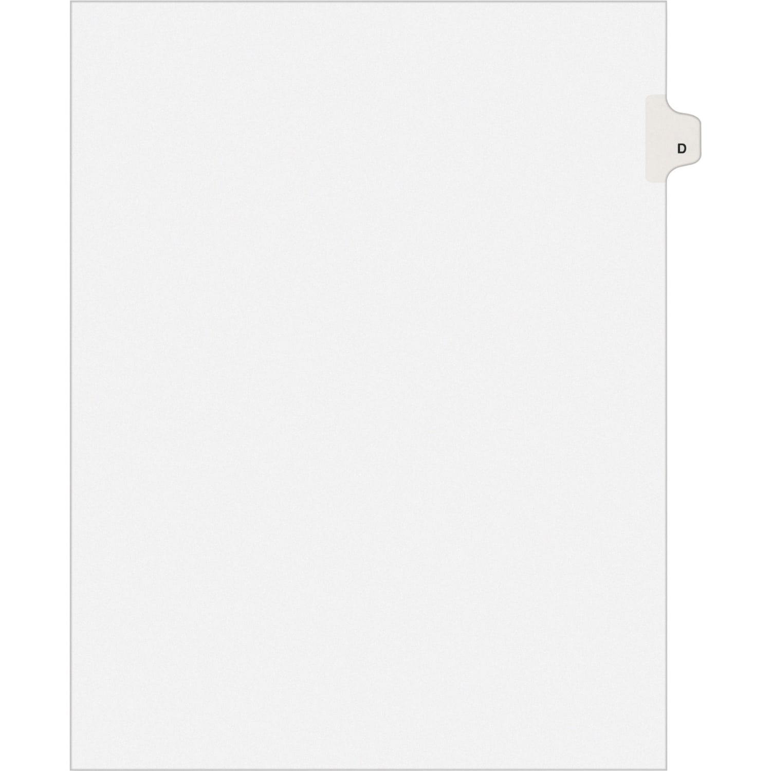 Avery 30% Recycled Side-Tab Legal Exhibit Dividers, Tab Title D, Pack Of 25 - Image 3