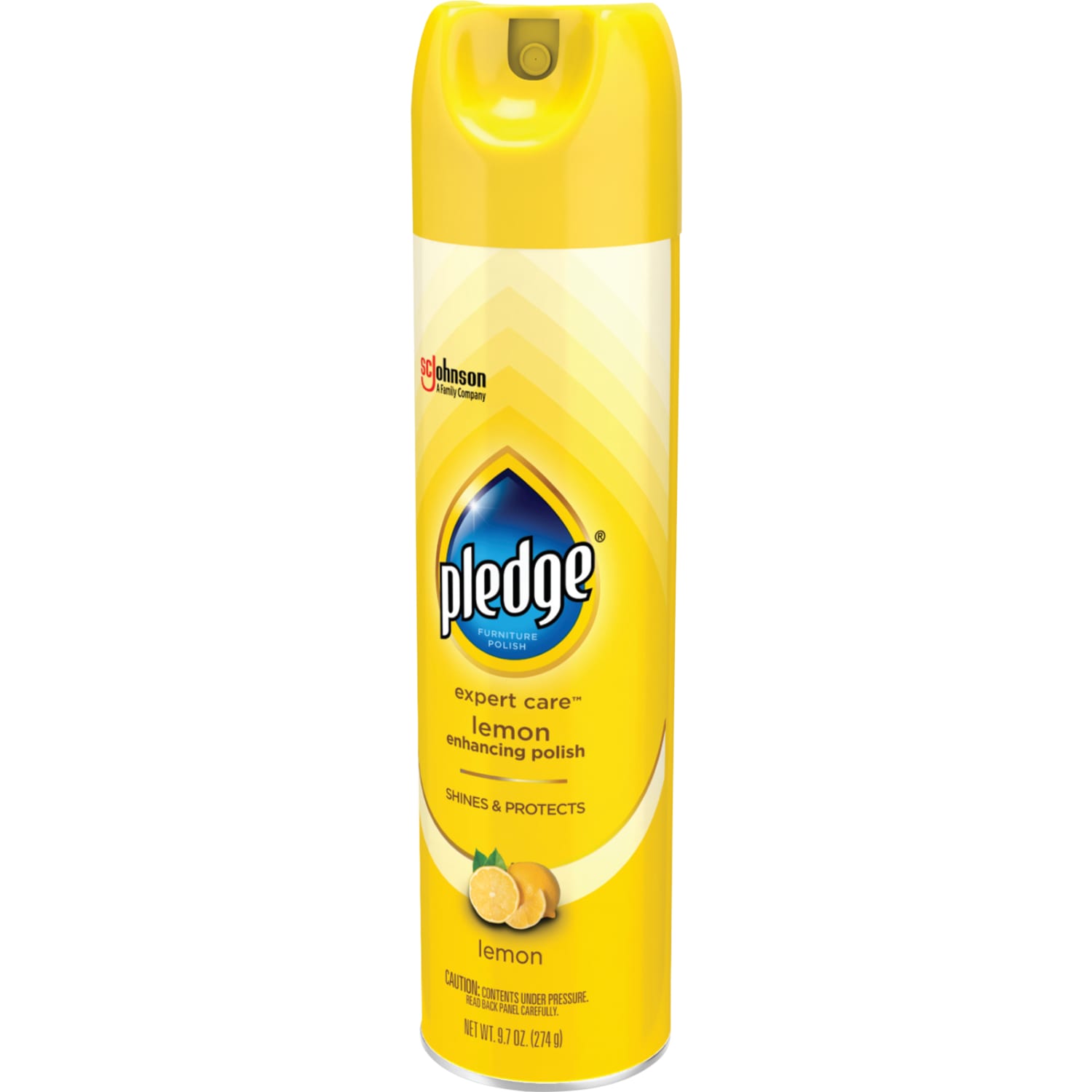 Pledge Lemon Clean Furniture Spray, Lemon Scent, 9.7 Oz Can - Image 4