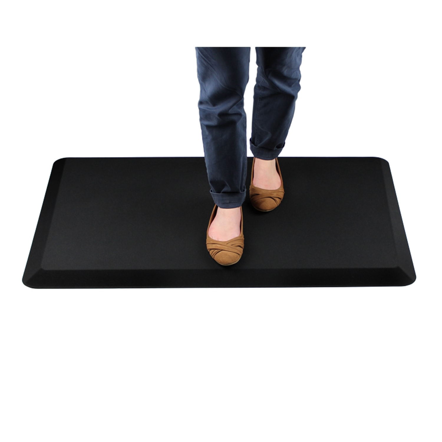 Floortex AFS-TEX 3000 Active Anti-Fatigue Mat, 20in x 39in, Midnight Black - Image 4