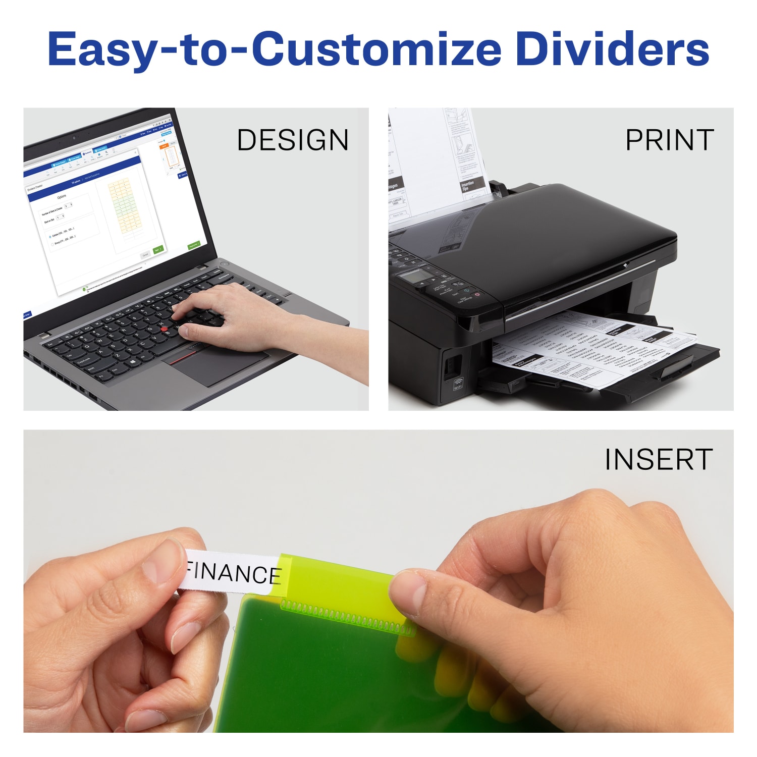 Avery Big Tab Insertable Plastic Dividers, Single Pocket, Multicolor, 8-Tab - Image 5
