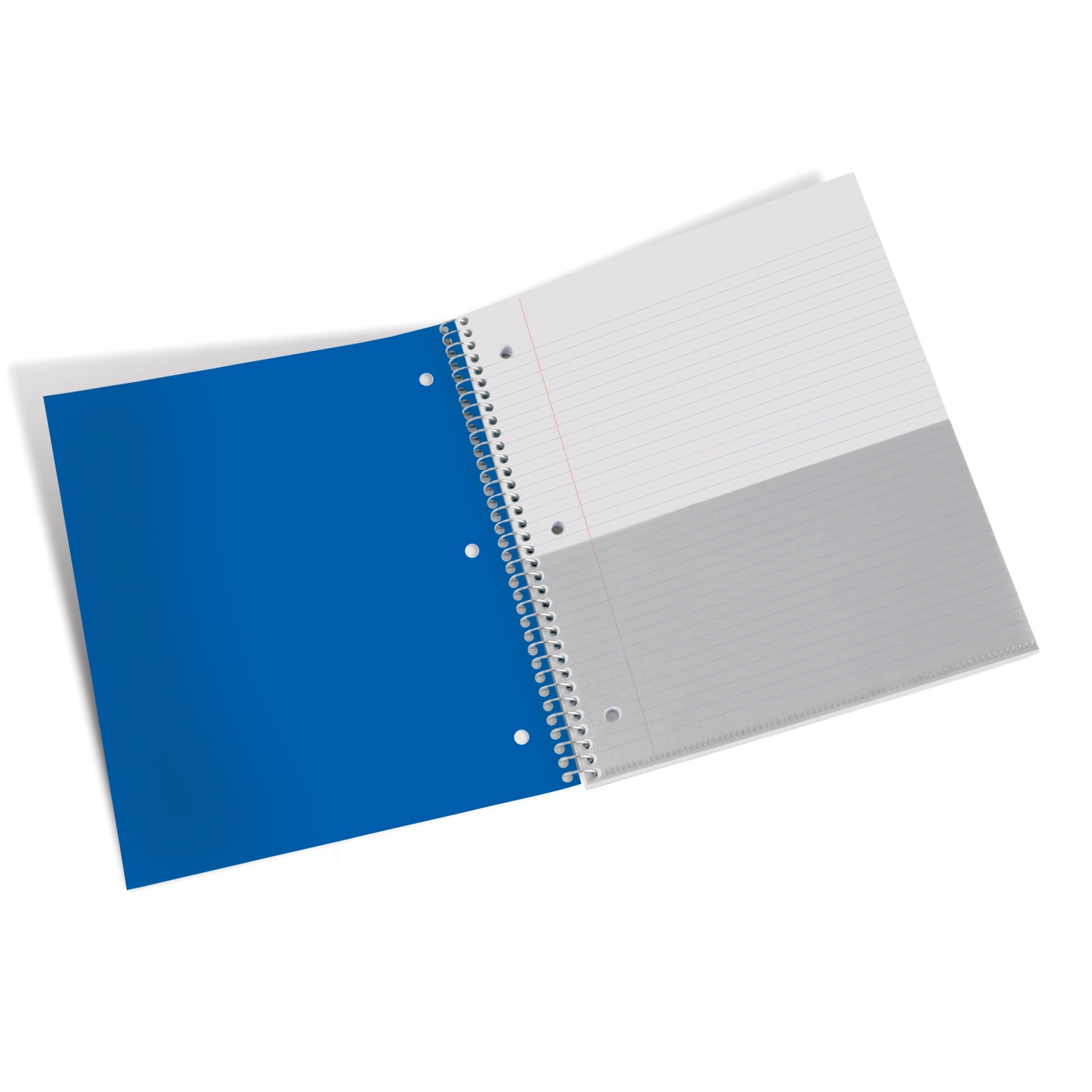 Office Depot Brand Stellar Poly Notebook, 8-1/2in x 11in, 3 Subject, College Ruled, 150 Sheets, Blue - Image 4