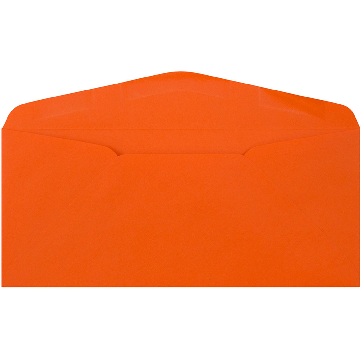JAM Paper Booklet Envelopes, #9, Gummed Seal, Orange, Pack Of 50 - Image 3