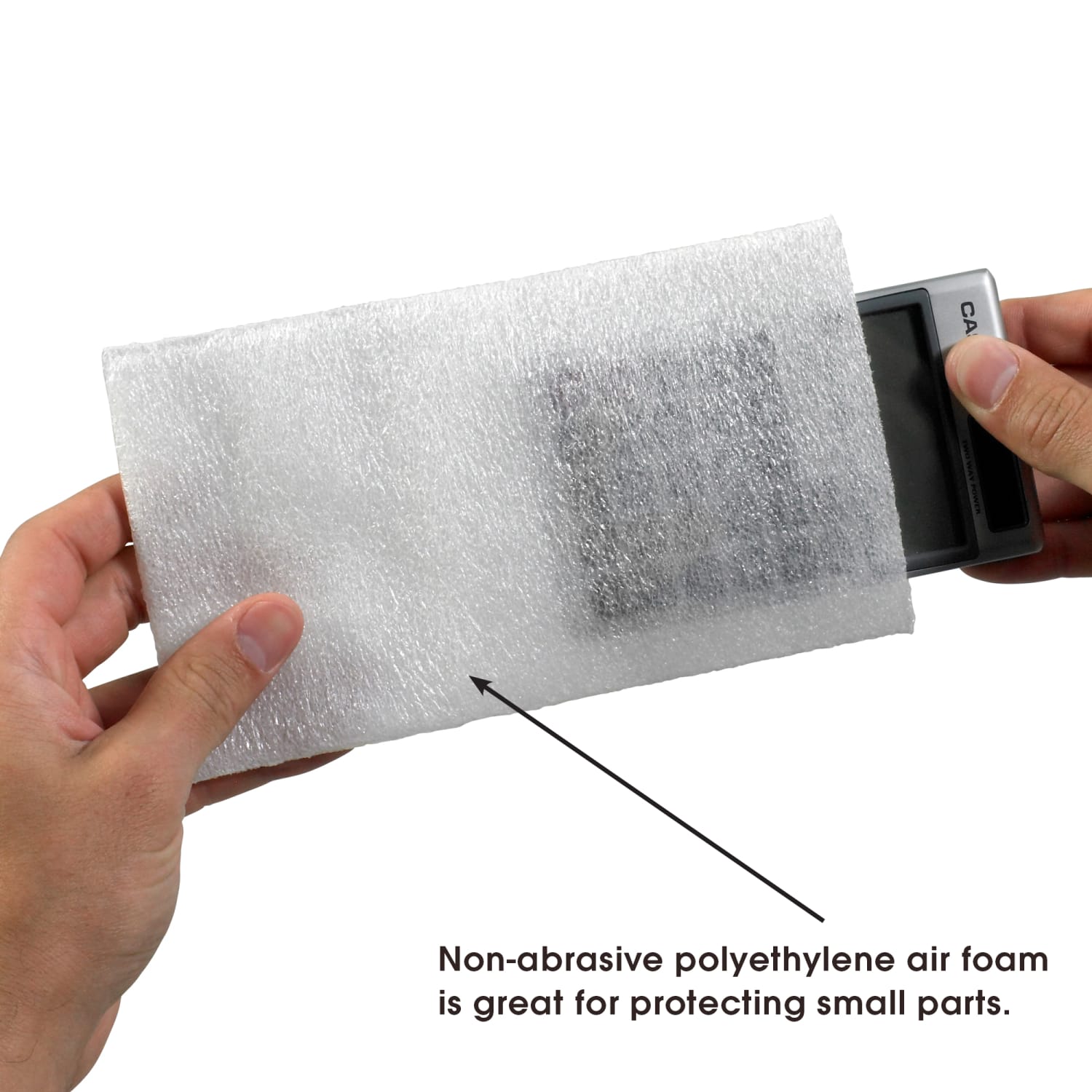 Partners Brand Flush-Cut Foam Pouches, 4in x 6in, White, Case Of 500 - Image 4