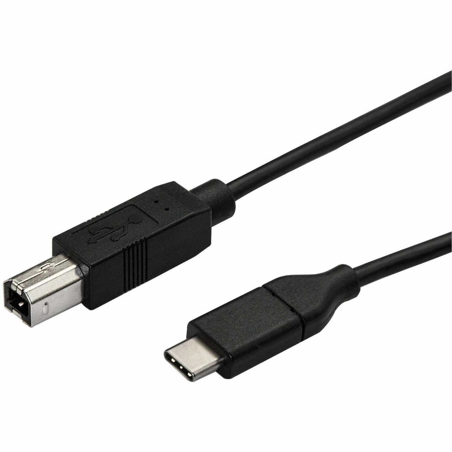 StarTech.com 3m 10ft USB C to USB B Printer Cable - M/M - USB 2.0 - USB C to USB B Cable - Black