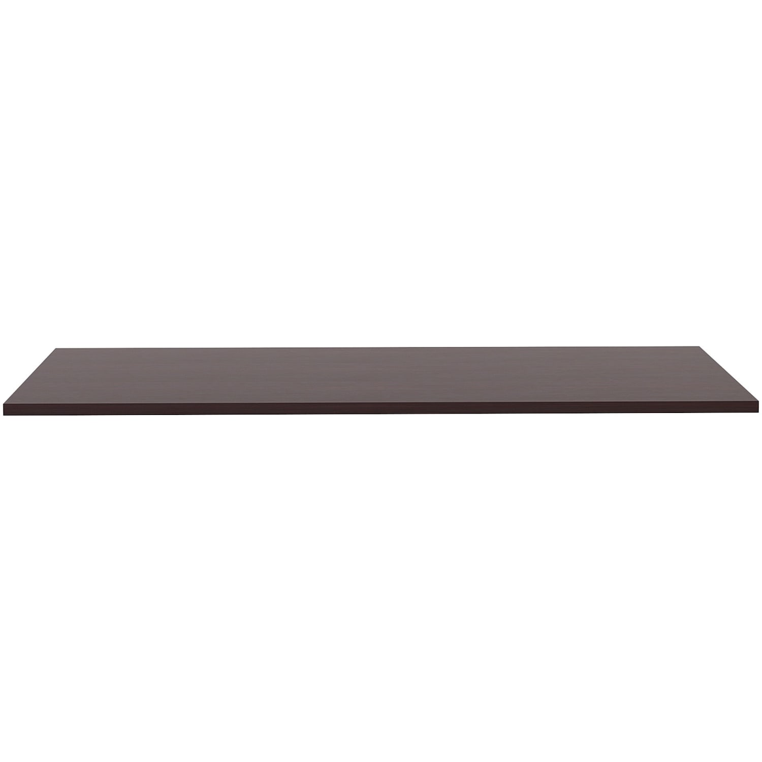 Lorell Quadro Sit-To-Stand Laminate Table Top, 60inW x 24inD, Espresso - Image 3