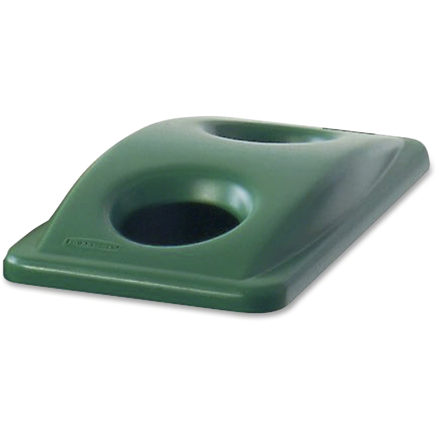Rubbermaid Slim Jim Bottle & Can Recycling Top, Green - Image 3
