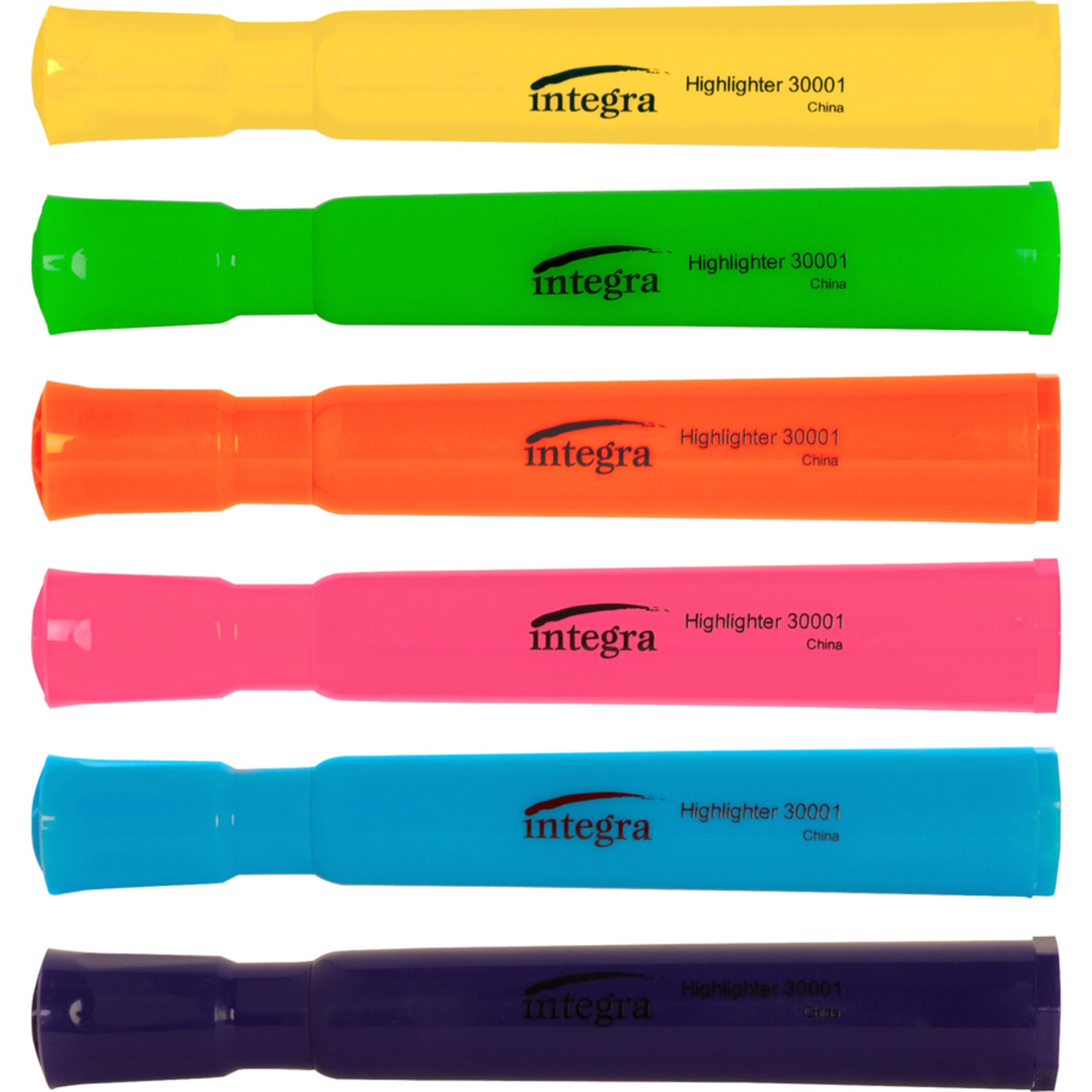 Integra Chisel Desk Liquid Highlighters, Assorted Colors, Pack Of 6 - Image 6