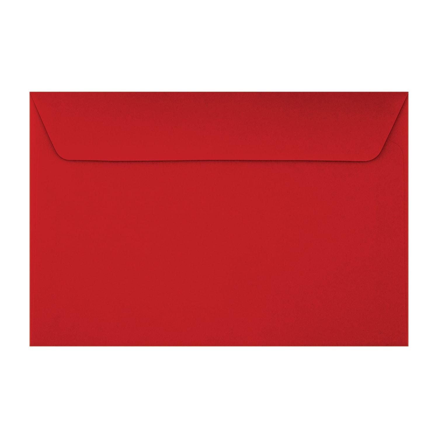 LUX Booklet 6in x 9in Envelopes, Peel & Press Closure, Holiday Red, Pack Of 50