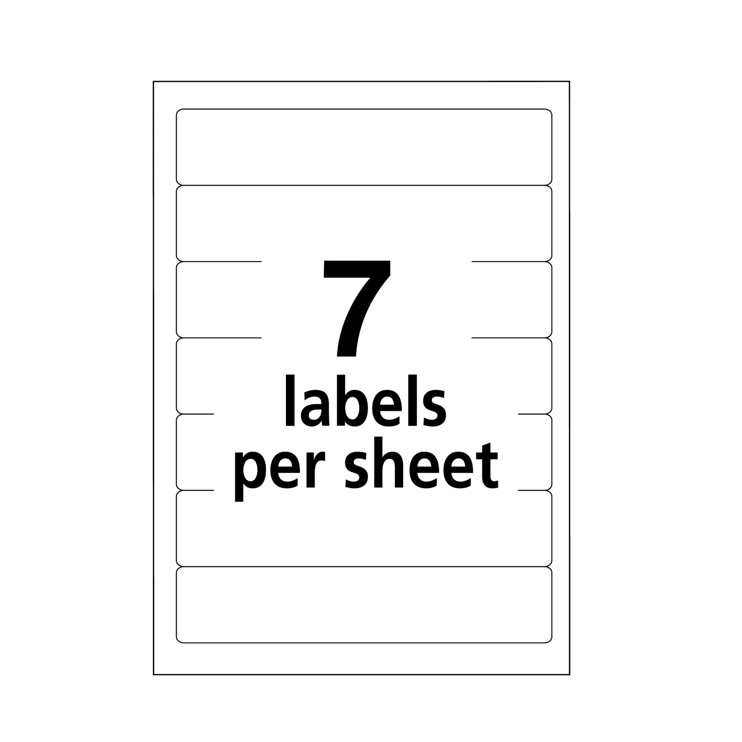 Avery File Folder Labels On 4in x 6in Sheet With Easy Peel, 5202, Rectangle, 2/3in x 3-7/16in, White, Pack Of 252 Labels - Image 6