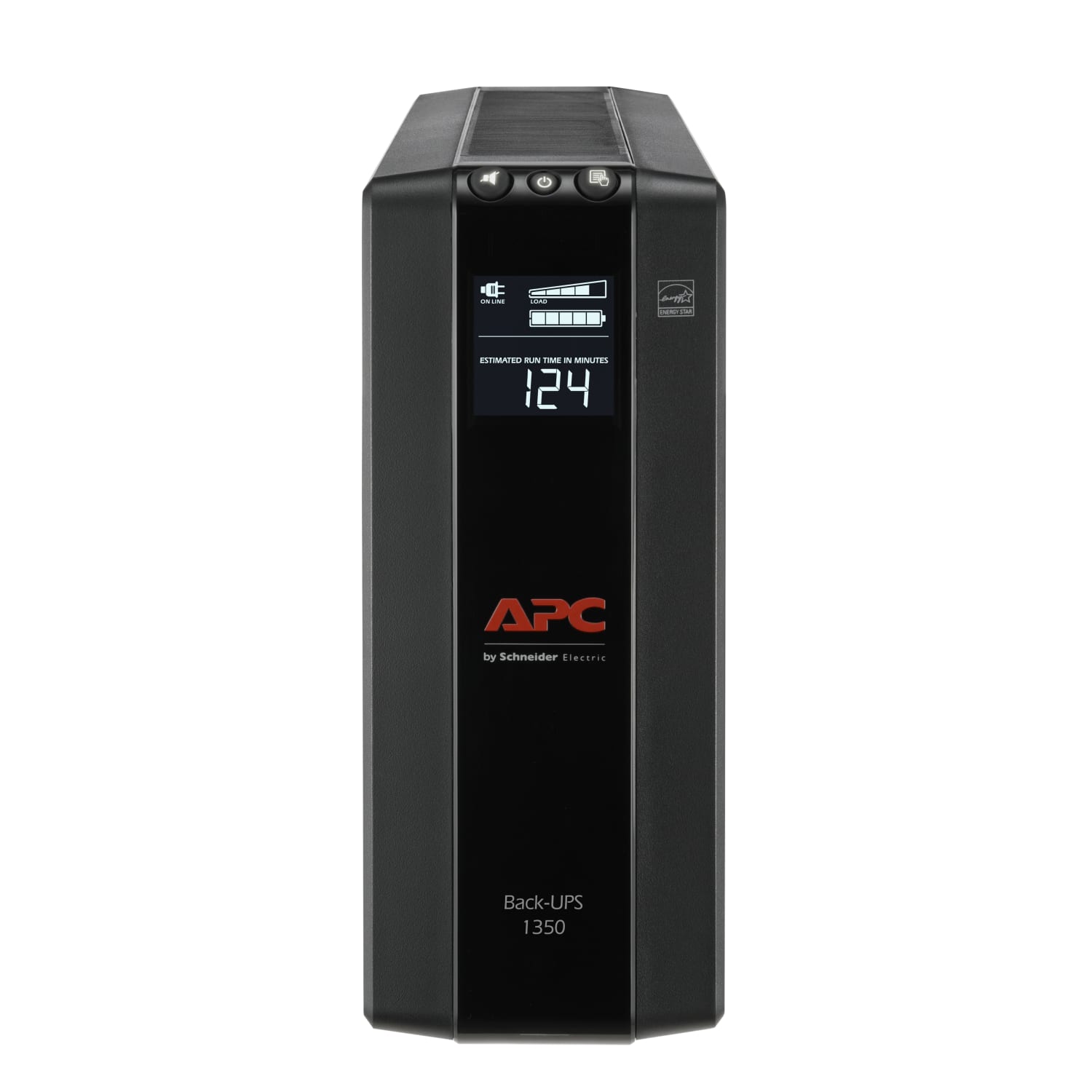 APC Back-UPS Pro BX Compact Tower Uninterruptible Power Supply, 10 Outlets, 1,350VA/810 Watts, BX1350M - Image 3