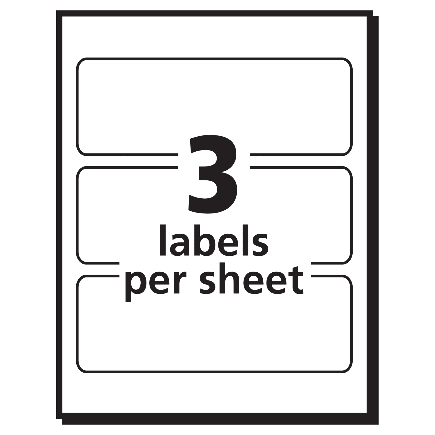 Avery Removable Labels, 5440, Rectangle, 1-1/2in x 3in, White, Pack Of 150 - Image 5