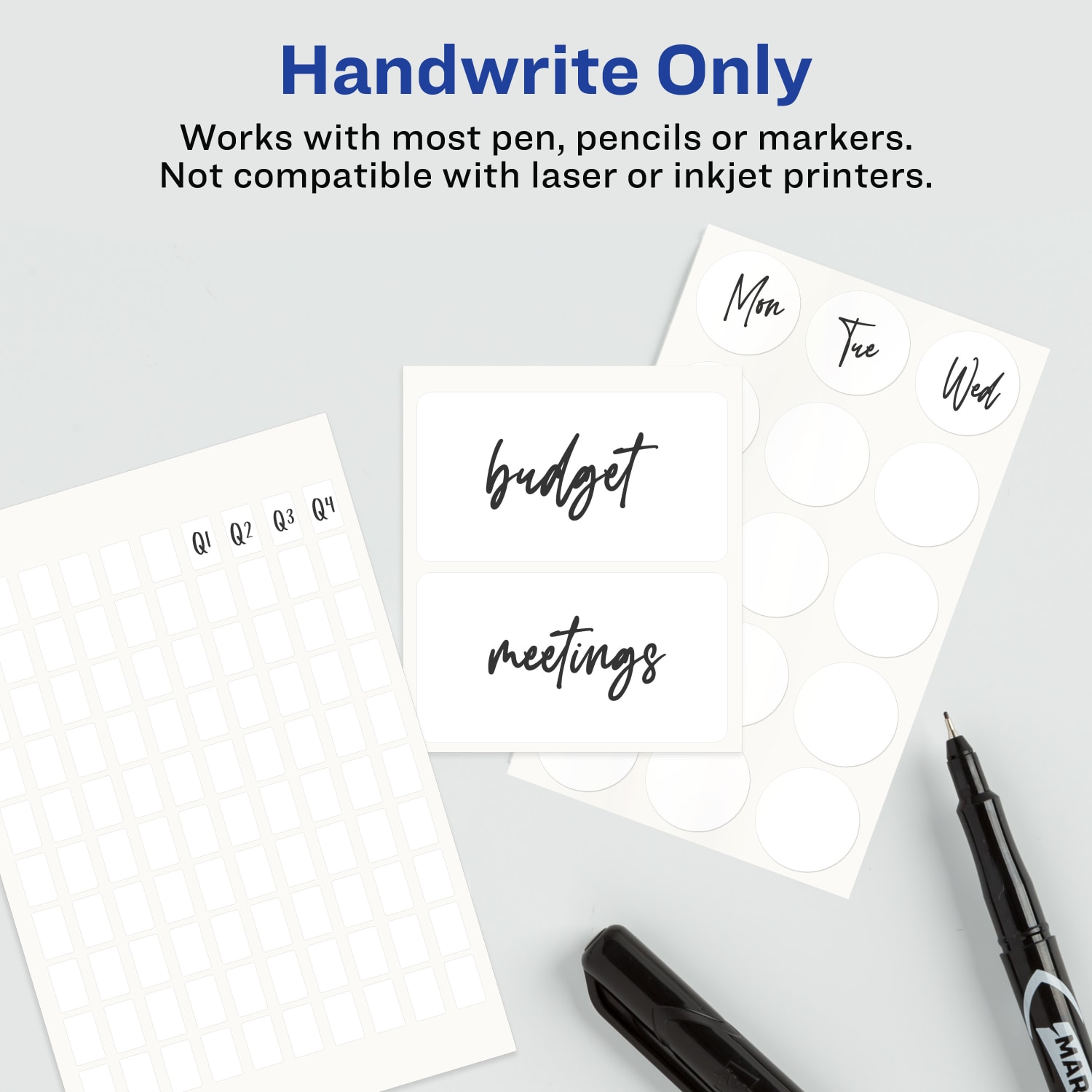 Avery Removable Multipurpose Labels, 5412, 5/16in x 1/2in, White, Pack Of 1,100 - Image 5