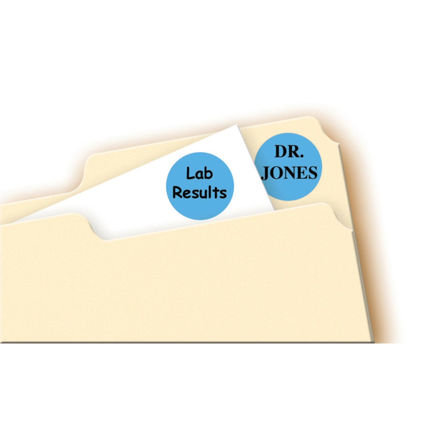 Avery Removable Color-Coding Labels, 5461, Round, 3/4in Diameter, Light Blue, Pack Of 1,008 - Image 4