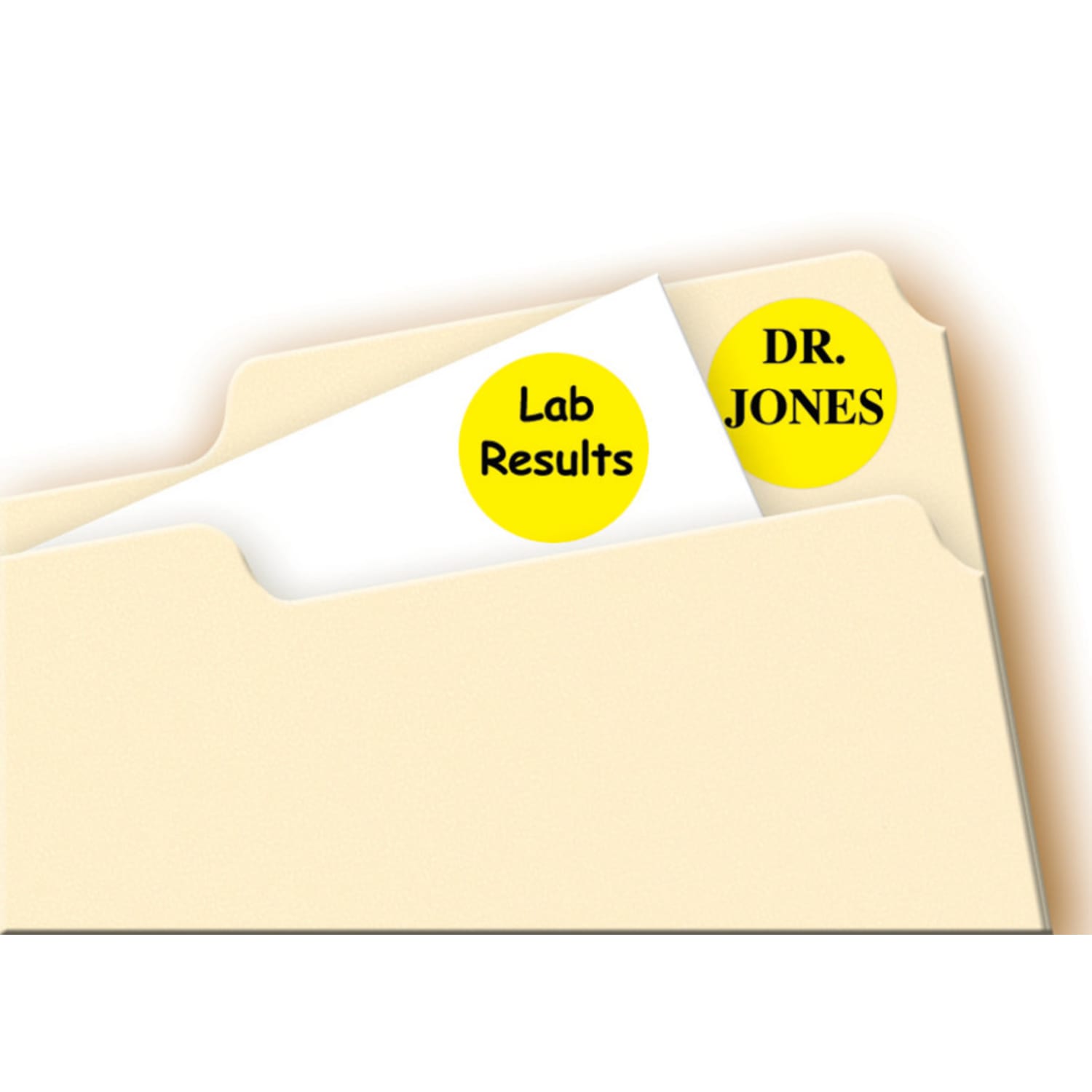 Avery Removable Round Color-Coding Labels, 5470, 3/4in Diameter, Neon Yellow, Pack Of 1,008 - Image 5
