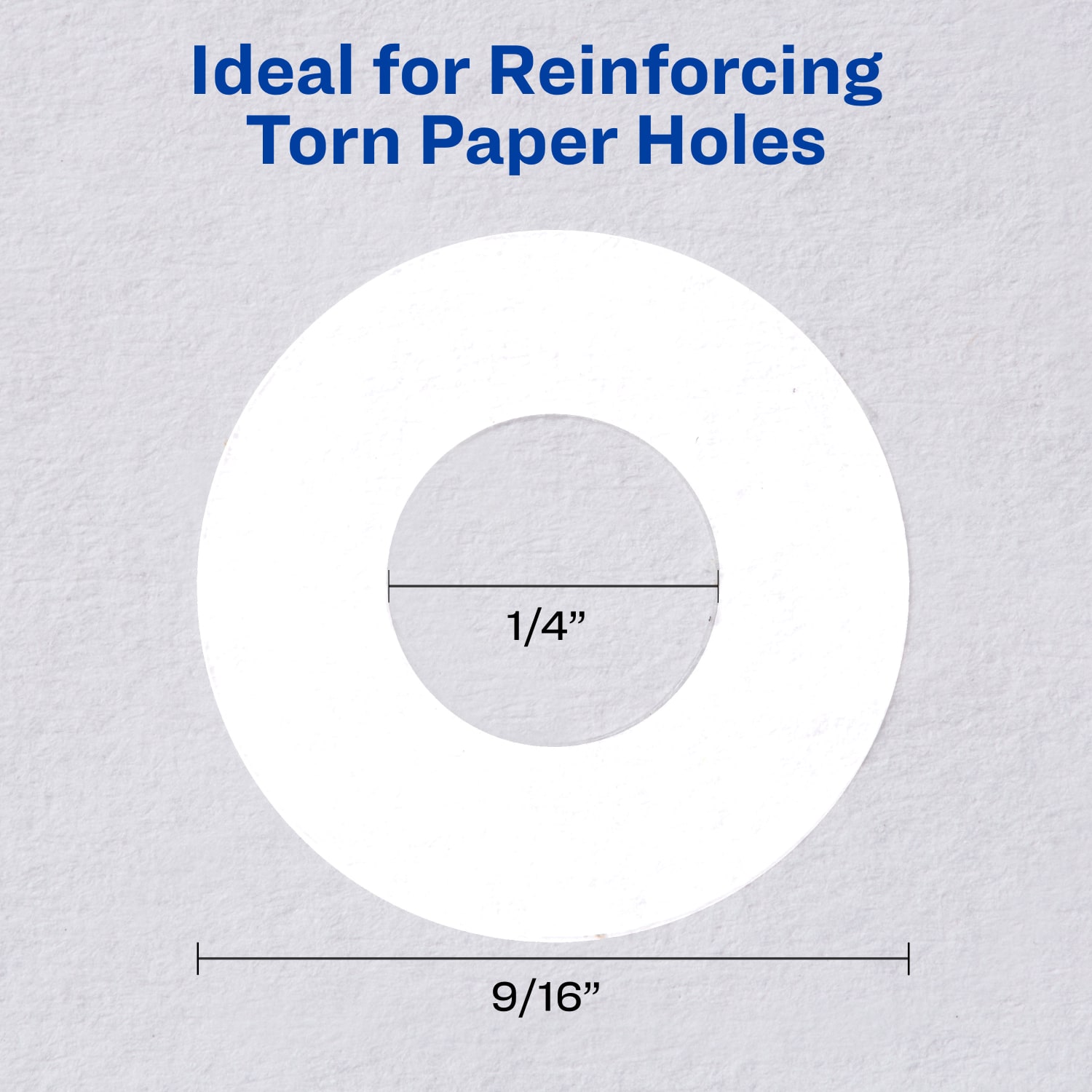 Avery Permanent Self-Adhesive Reinforcement Labels, White, Pack Of 200 - Image 5