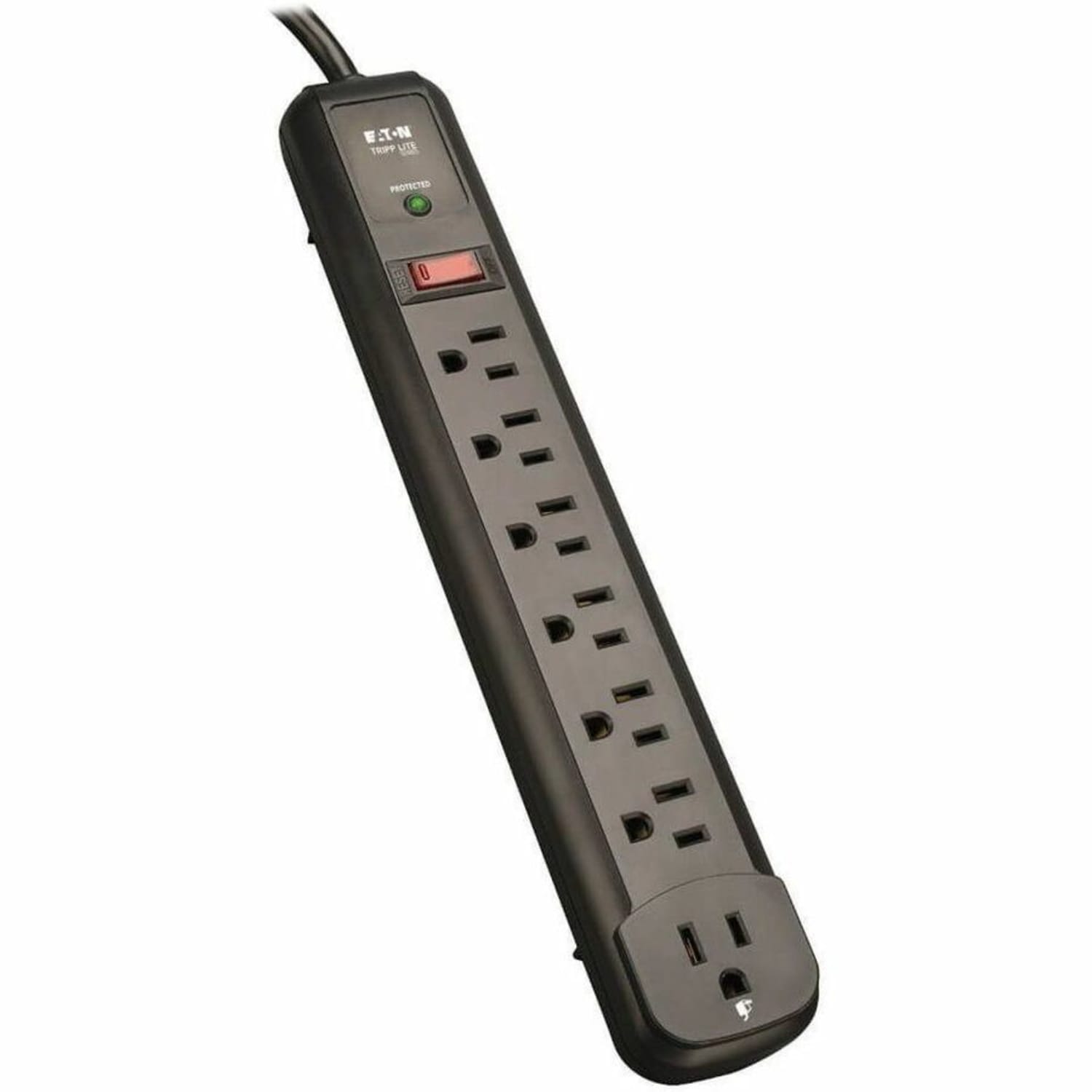 Tripp Lite Protect It! Seven-Outlet Surge Suppressor, Black