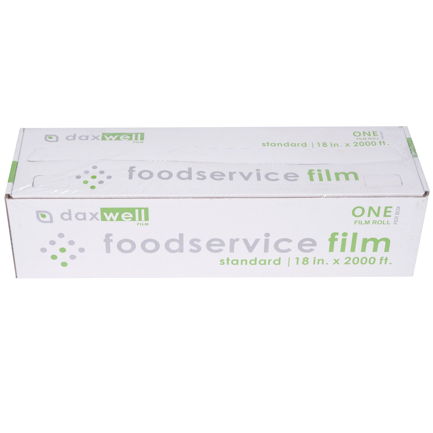 Daxwell Food Film Wrap, 18in x 2,000ft, Clear - Image 3
