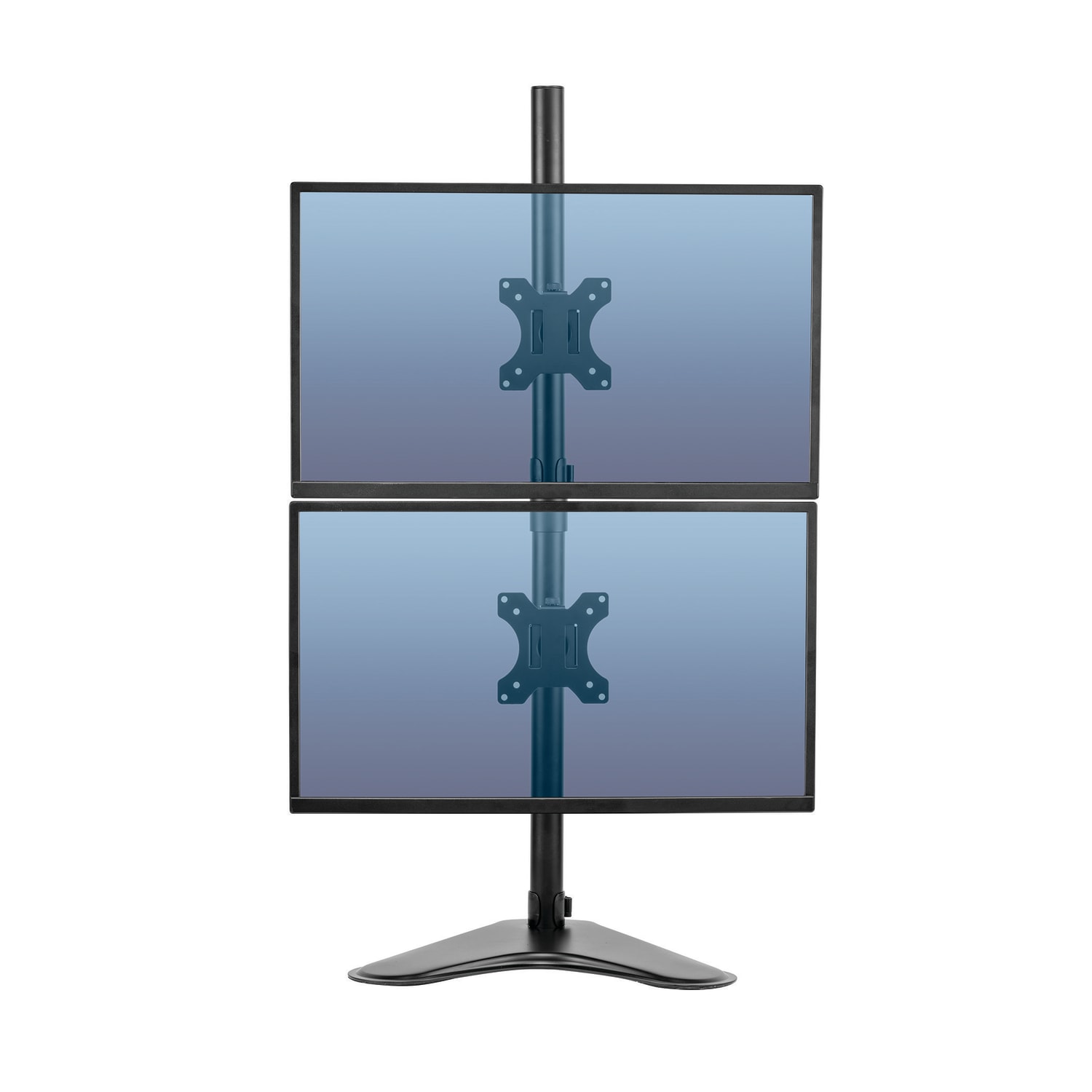 Fellowes Professional Series Freestanding Dual-Stacking Arm For Monitors Up To 32in, 35 1/2inH x 15 5/16inW x 11inD, Black, 8044001 - Image 6
