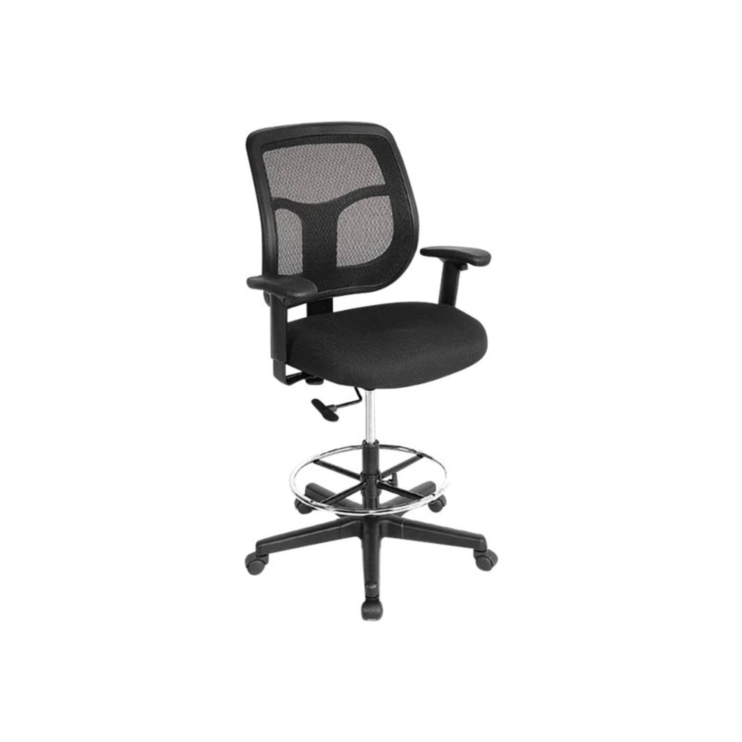 Eurotech Apollo Drafting Stool, Black - Image 3