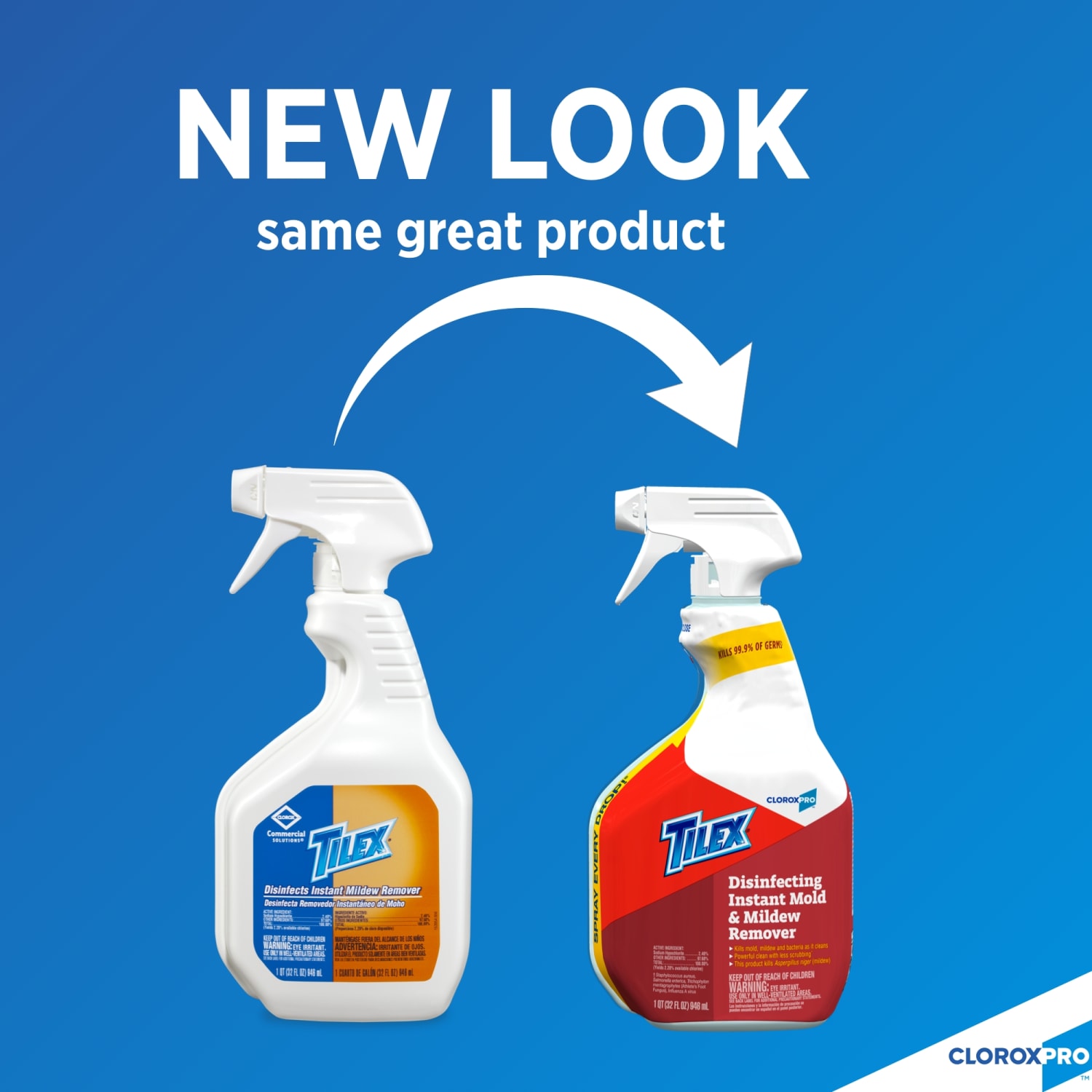 Tilex Disinfects Instant Mildew Remover, 32 Oz Bottle - Image 3