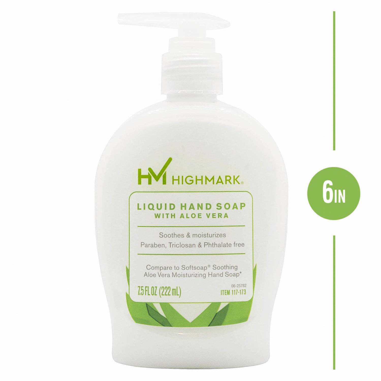 Highmark Aloe Liquid Hand Soap, Floral Scent, 7.5 Oz, White - Image 5
