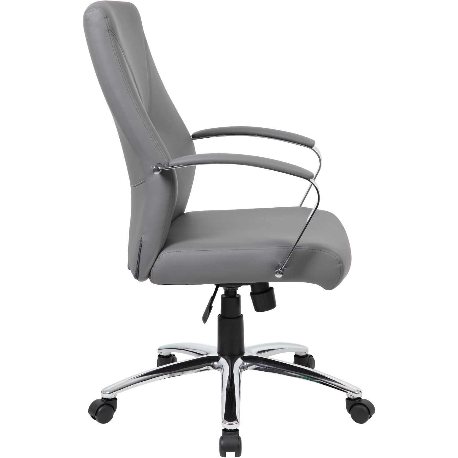 Boss Office Products Ergonomic HighBack Chair GrayChromeGray PopularChairscom Boss Office Products Ergonomic High Back Chair GrayChromeGray PopularChairscom