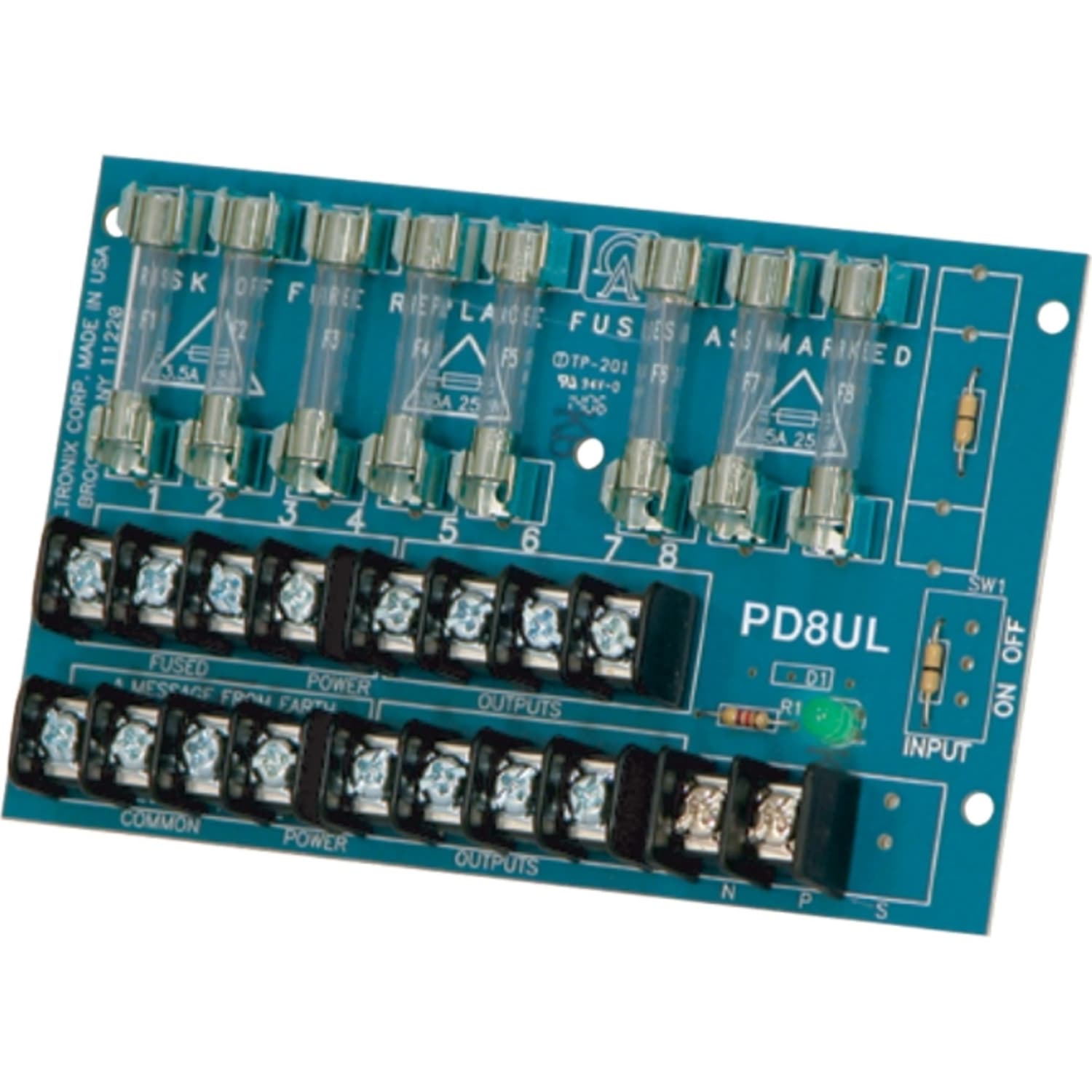 Altronix PD8UL Power Distribution Module - 28 V AC, 28 V DC - Image 3