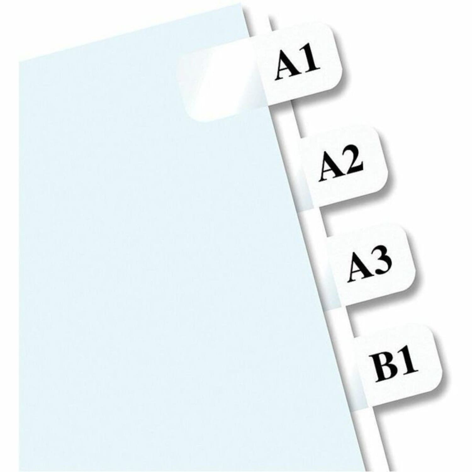 Redi-Tag Laser Index Tabs, 7/16in x 1in, White, Pack Of 675 - Image 3